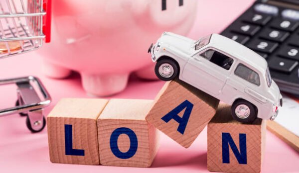 Home loan car loan conceptLoan to buy a car to buy a house